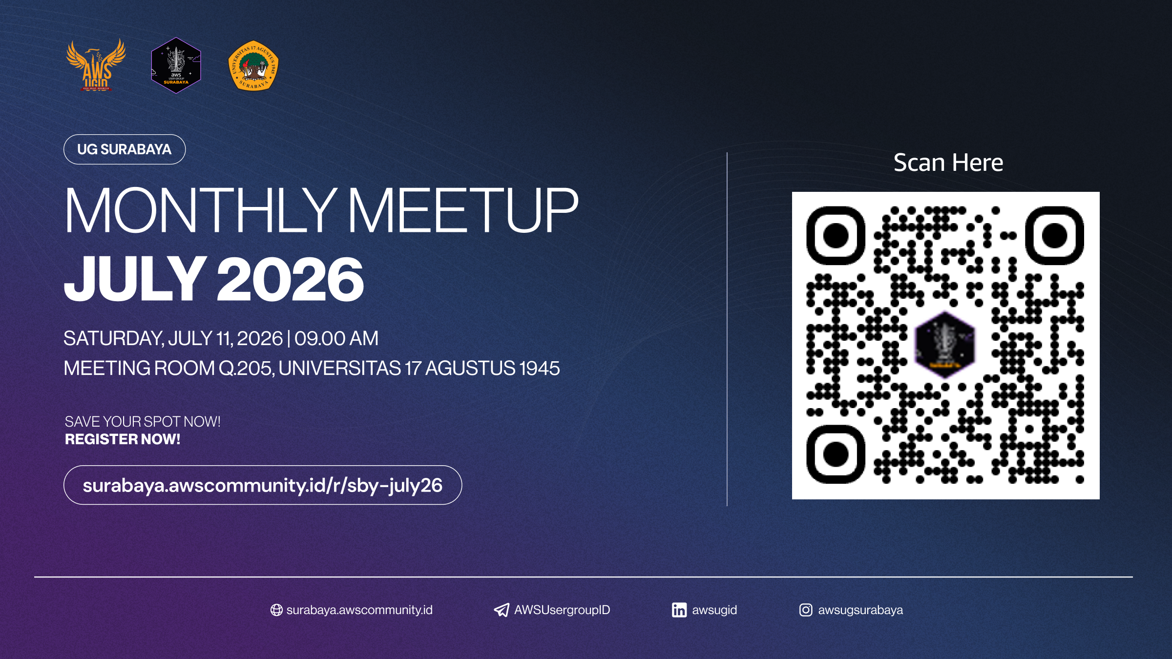 Monthly Meetup July 2026
